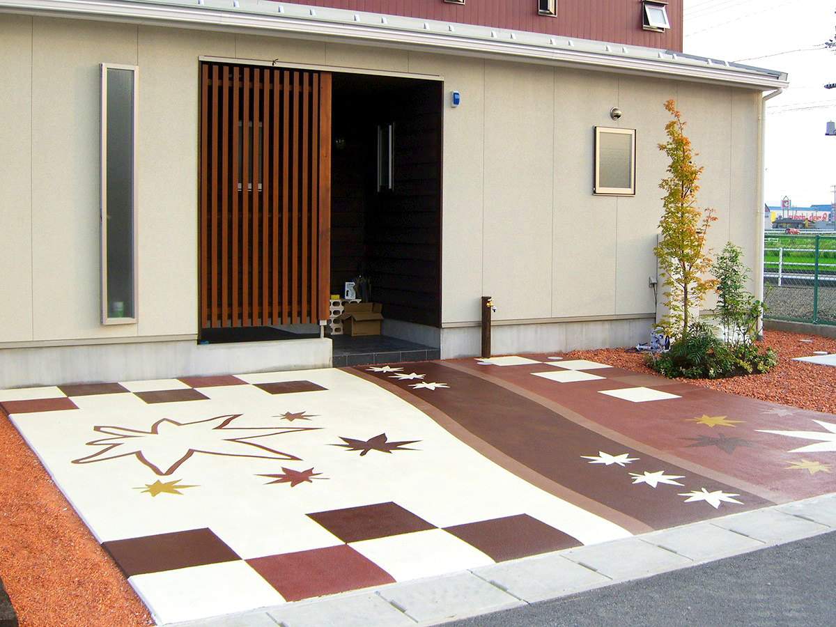 アート舗装施行事例1